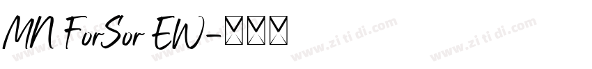 MN ForSor EW字体转换